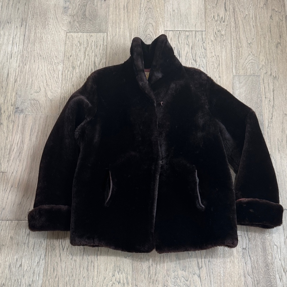 Women's Black Teddy Jacket